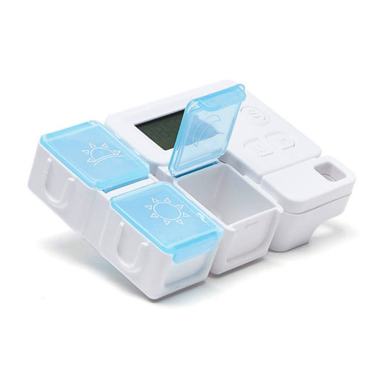 Portable Intelligent Plastic Storage Box Electronic Timing Reminder Medicine Boxes