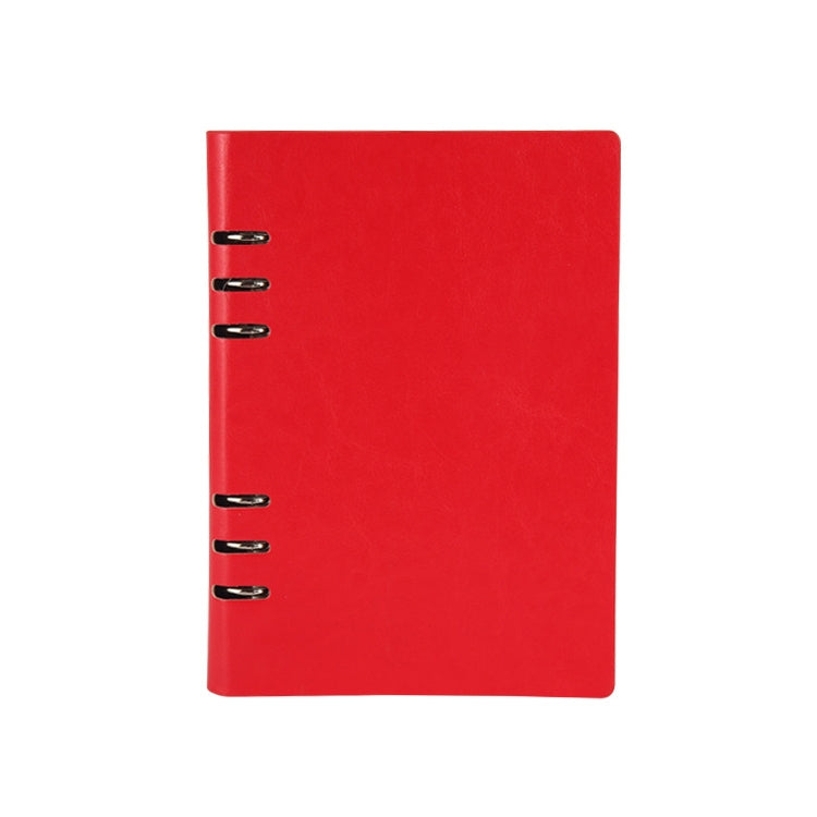 Business Notepad Loose Leaf Replaceable Inner Notebook Thickened Diary Book, A5 Black, A5 Pink, A5 Red, A5 Blue, A5 Orange, B5 Black, B5 Red, B5 Brown