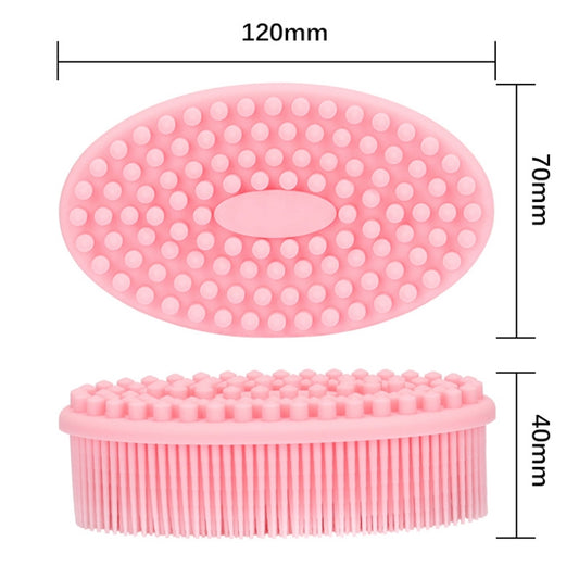 Silicone Scalp Shower Massage Brush Soft Baby Bath Brush, Silicone Scalp Bath Brush