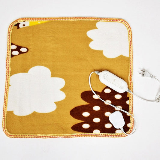 Animals Bed Heater Mat Heating Pad Winter Warmer Carpet Plush Electric Blanket Seat Heating Pad, 45x45cm 220V CN Plug, 45x45cm 12V for Car