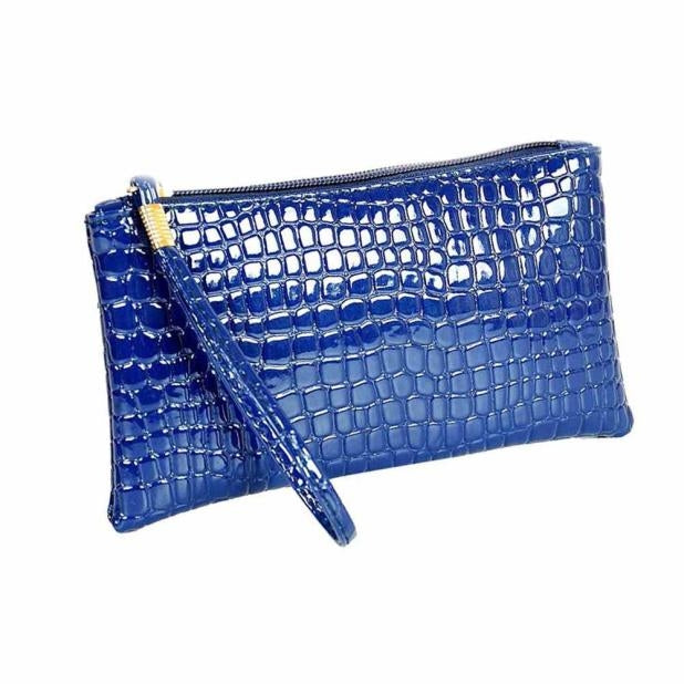 Fashion Long Crocodile Pattern Ladies Clutch Wallet