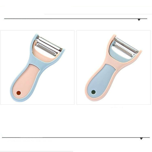 Fruit Vegetable Peeler Planer Potato Carrot Kitchen Tool, Fruit Vegetable Peeler Planer(Beige), Fruit Vegetable Peeler Planer(Blue)