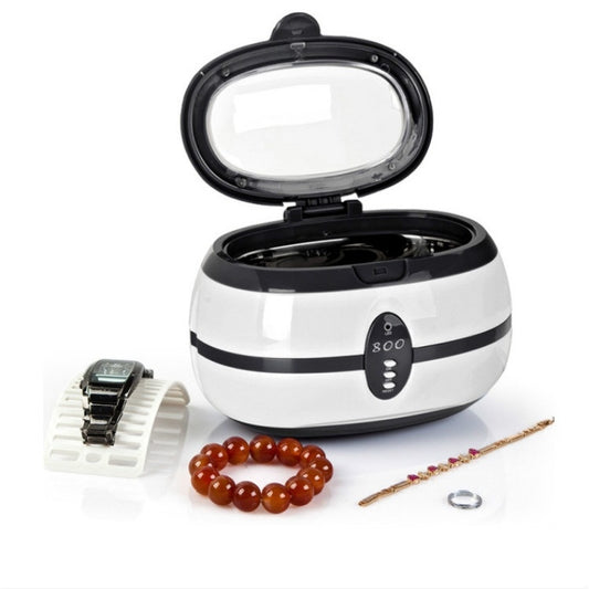 VGT-800 600ml Low Noise Vacuum Cleaner Ultrasonic Cleaner with SUS304 Tank for Home Jewelry Eyeglass Watch, UK Plug, EU Plug, US Plug