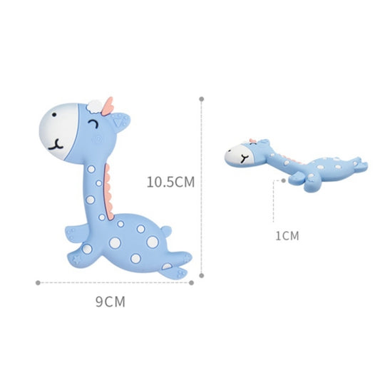 Cartoon Fawn Baby Teether Training Bite Molar Rod Silicone Toy Mother and Baby Supplies, Fawn Pink, Fawn Blue, Fawn Brown