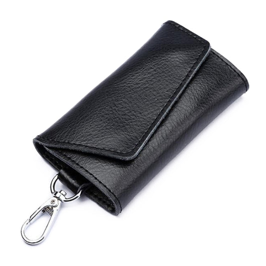 Multifunctional Litchi Texture Leather Keychain Bag Car Key Bag
