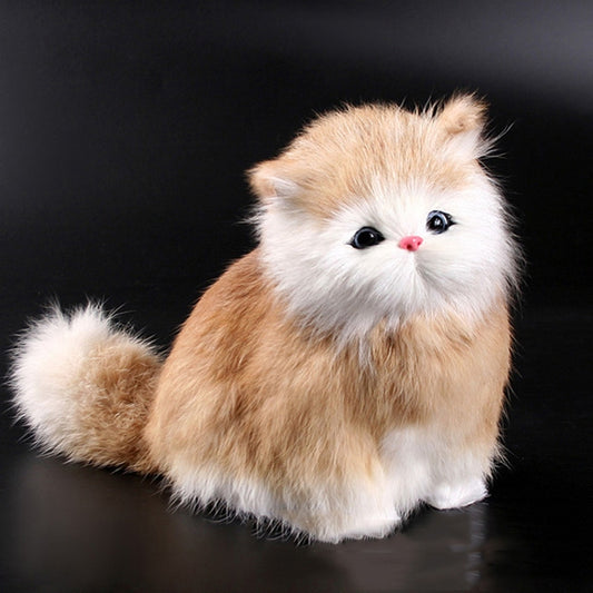 Simulation Animal Model Simulation Plush Cat Toy Will Be Called Cat