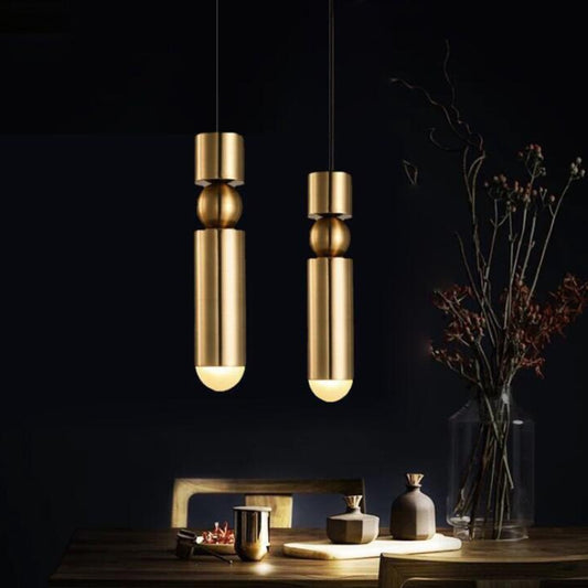 Bar Counter Modern Restaurant Bedroom Bedside Creative Personality Simple Small Chandelier, Single Head Black, Single Head Brass, Single Head Silver, Three-head Combination Black, Three-head Combination Brass, Three-head Combination Sliver