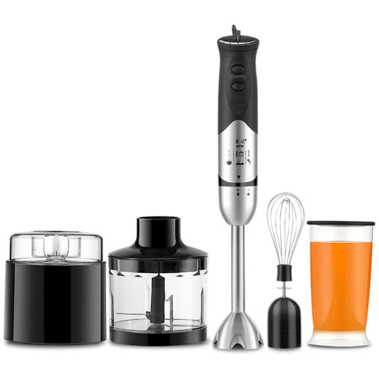 Multifunctional Food Processor Handheld Blender Detachable Magic Stick 5-speed Variable Speed Stainless Steel Cooking Stick, CN Plug, Handheld Blender