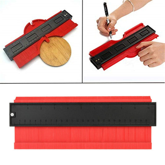 10 Inch Multifunctional Woodwork Irregular Contour Arc Gauge Tool