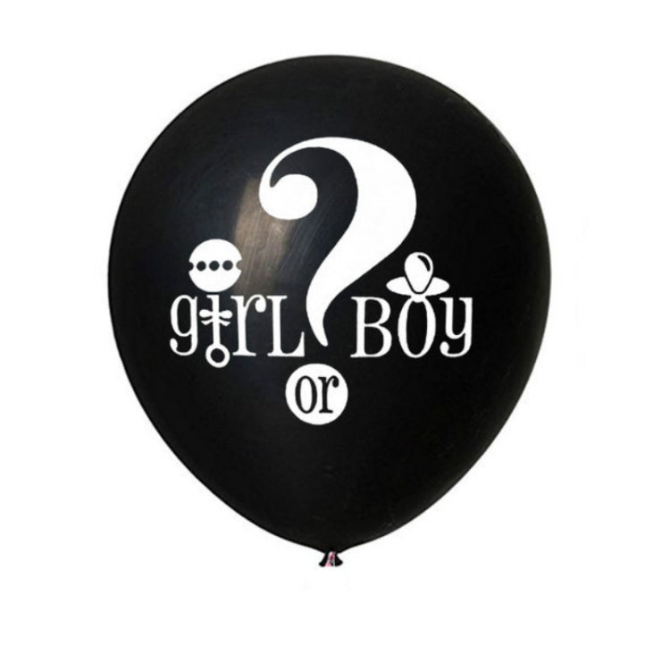 36 Inch Black Reveal Confetti Balloon Show Decoration
