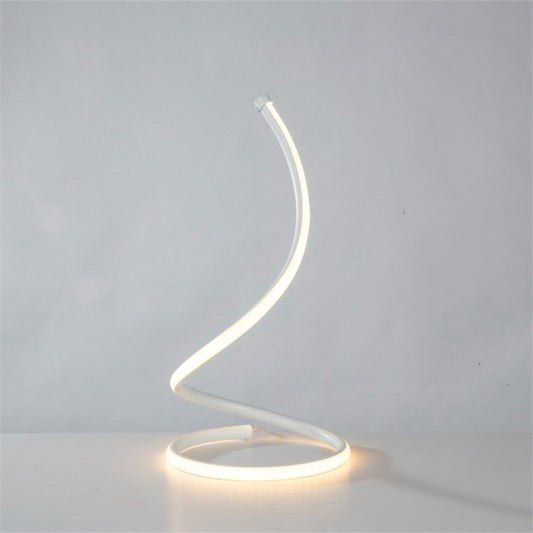 LED Spiral Table Lamp Home Living Room Bedroom Decoration Lighting Bedside Light, EU Plug, US Plug, UK Plug, AU Plug, Without Plug