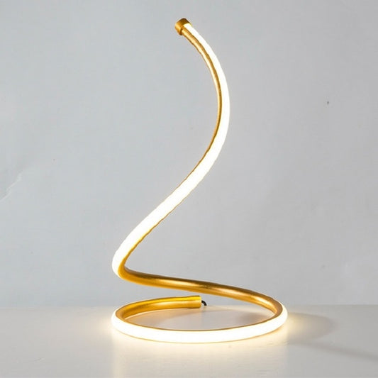 LED Spiral Table Lamp Home Living Room Bedroom Decoration Lighting Bedside Light, EU Plug, US Plug, UK Plug, AU Plug, Without Plug