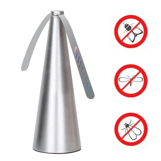 Multifunctional Fan Blade Automatic Fly Catcher Mosquito Repellent Fan, Gold, Black, Silver