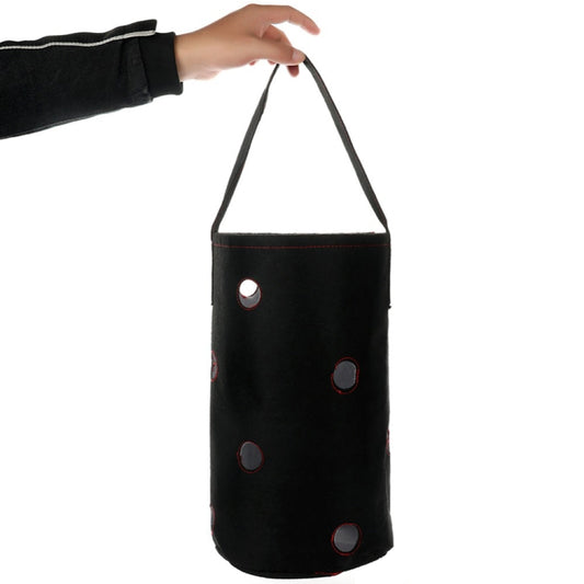 Felt Hanging Strawberry Naked Root Plant Non-woven Planting Bag, 22 x 38 cm, 50 x 30 x 25 cm