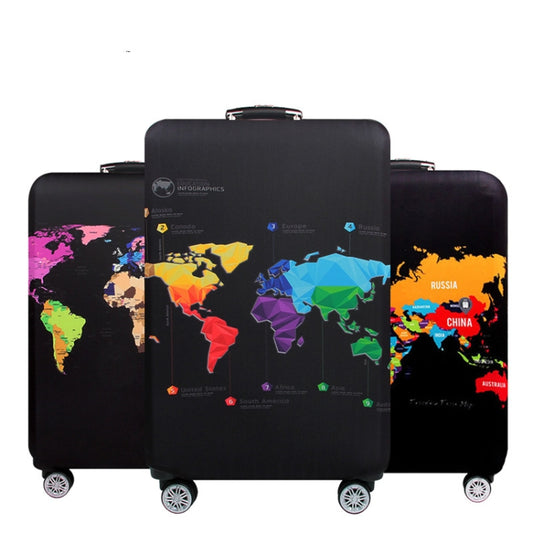 Travel Luggage Cover Suitcase Dustproof Scratch-proof Protection Elastic Sleeve, S Size 19 to 21 inch, M Size 22 to 24 inch, L Size 26 to 28 inch, XL Size 29 to 32 inch