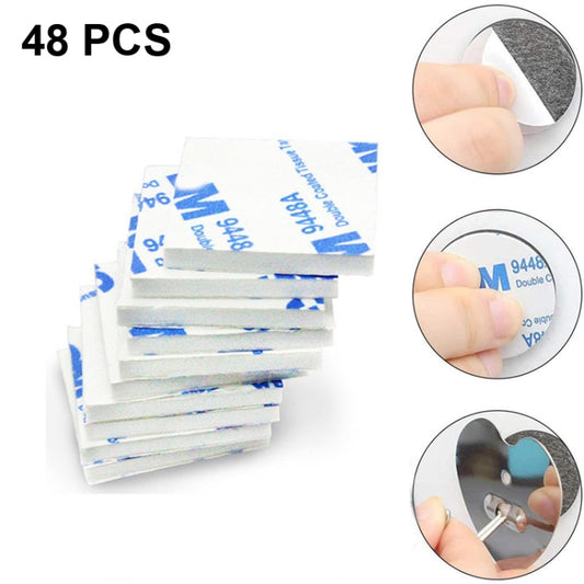 Square EVA Foam Double-sided Adhesive High-viscosity Sponge Sticker, 300 PCS 15x15x1.5mm, 300 PCS 20x20x1.5mm, 300 PCS 20x24x1.5mm, 200 PCS 20x30x1.5, 200 PCS 27x27x1.5mm, 150 PCS 30x40x1.5mm, 100 PCS 40x40x1.5mm, 48 PCS 54x85x1.5mm, 48 PCS 62x79x1.5mm...