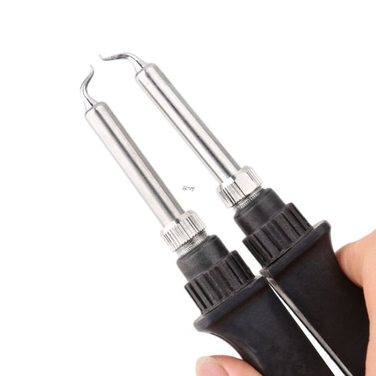 Double Soldering Iron Tweezers 902 Handle Pliers Electric Soldering Iron Clip Soldering Station Accessories, 902