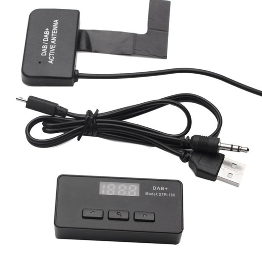 DAB+Digital Broadcasting Receiver Box Car DAB+Receiver Box with FM Forwarding, with FM Forwarding