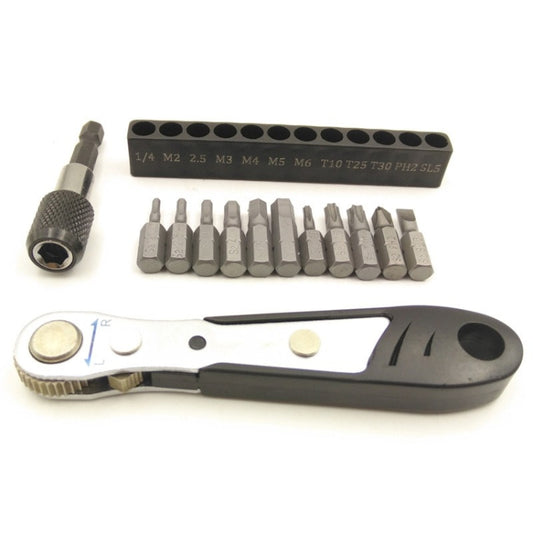 Mountain Bike 36-tooth Mini Ratchet Wrench Set Combination Repair Tool