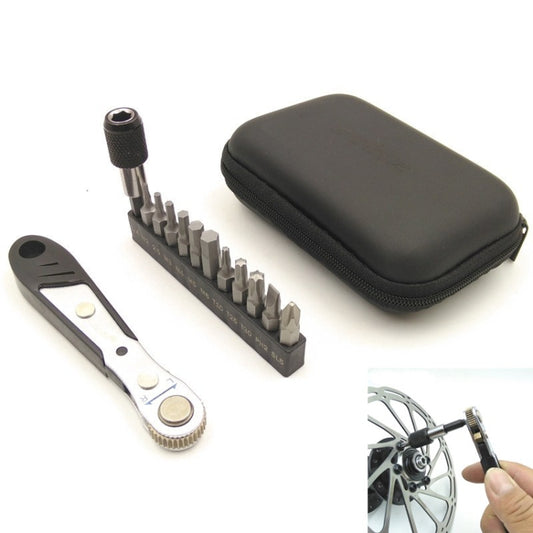 Mountain Bike 36-tooth Mini Ratchet Wrench Set Combination Repair Tool