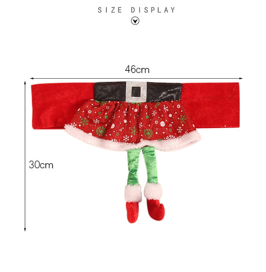 Christmas Chair Cover Decorations Christmas Table Party Ornaments