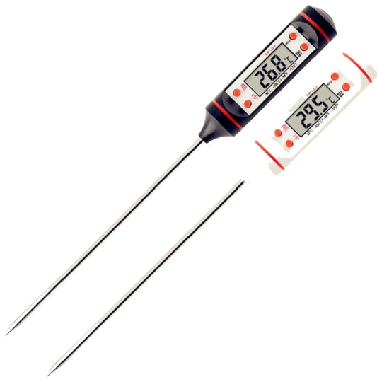 3 PCS Food Pen Type Thermometer Probe Type Electronic Digital Display Thermometer Liquid Barbecue Baking Oil Thermometer