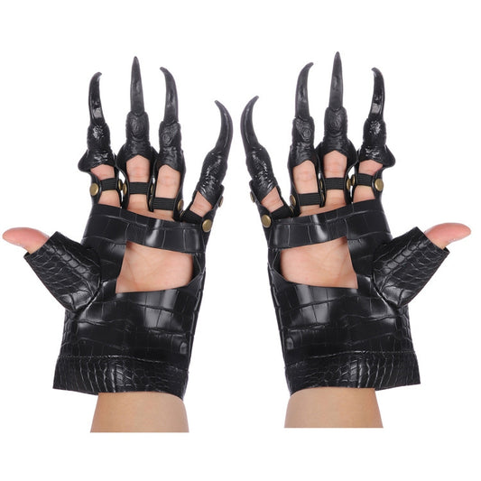 Halloween Carnival Ball Props Accessories Cosplay Dress Up Gloves Dragon Claw, Dragon Claw Gloves