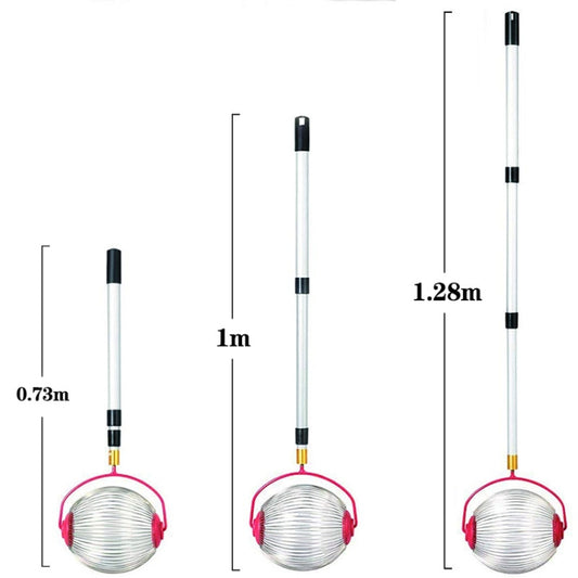 Garden Tools Nut Collector Fruit Picker Picking Walnut Picking Chestnut Picker, Telescopic Rod+Small Scroll Wheel, Telescopic Rod+Big Scroll Wheel