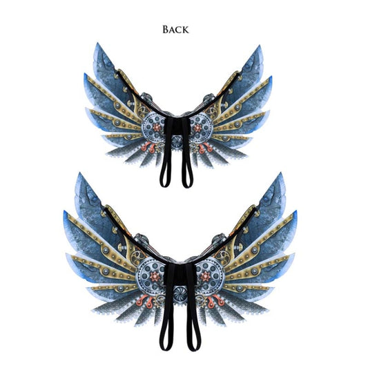 Halloween Carnival Dress Up Adult Children Mechanical Punk Decorative Wings, Adult, Child