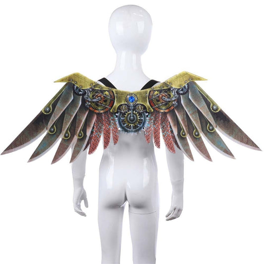 Halloween Carnival Stage Dress Up Props Adult Children Cosplay Punk Blade Wings, Chlid, Adult