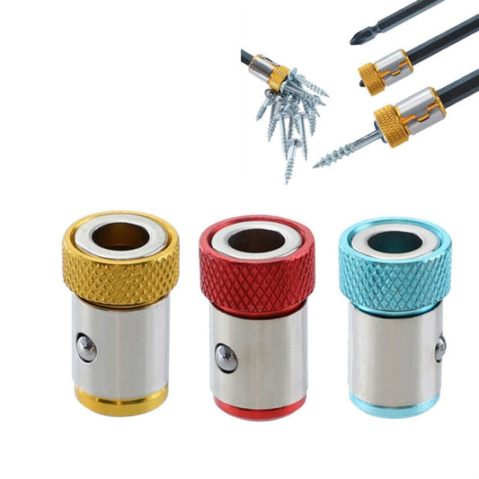 10 PCS Bit Magnetic Ring Screwdriver Bit with Magnetic Universal Steel Sleeve, Color Random Delivery, 10PCS CQ-23