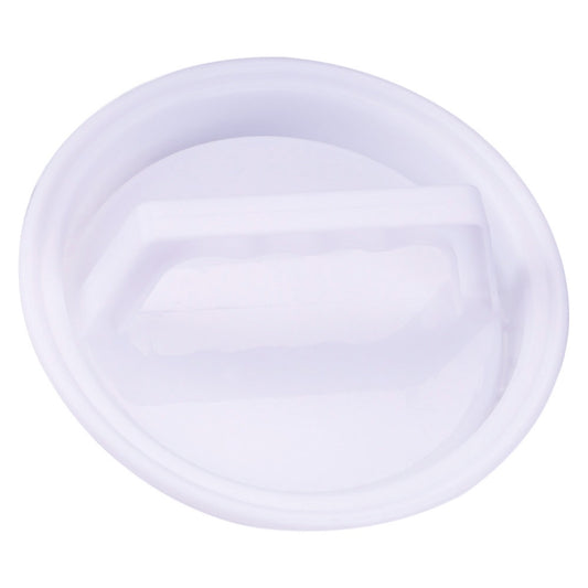 Round Shape Hamburger Press Food-Grade Plastic Hamburger Meat Beef Grill Burger Press Patty Maker Mold Mould Kitchen Tool, 2PCS White