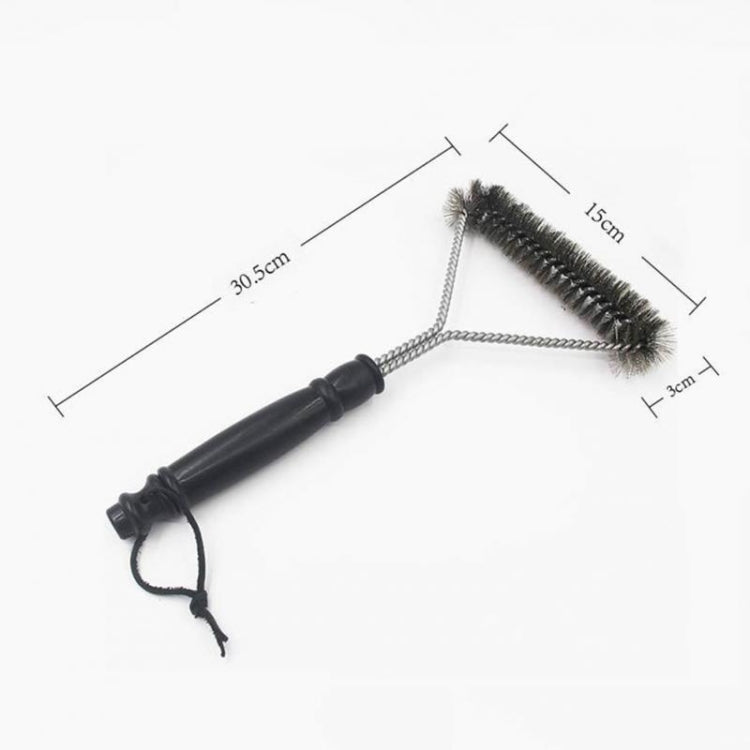BBQ grill brush with size diagram: about 30.5 cm overall length