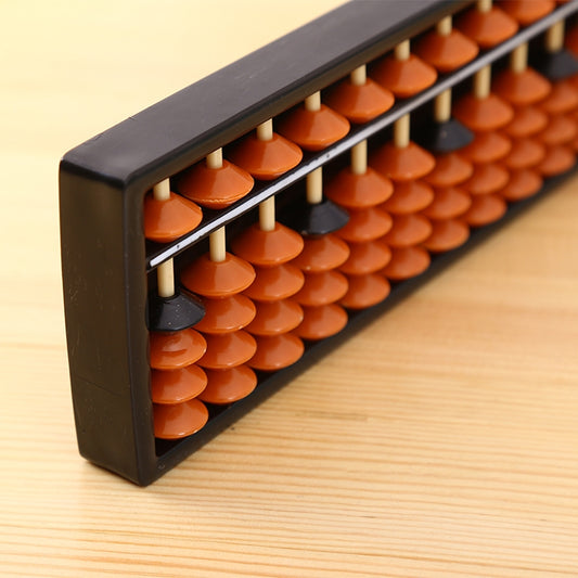 Plastic Abacus 15 Digits Arithmetic Tool Math Learn Aid Caculating Toys Gifts for Kids, 15 Digits Arithmetic Tool Math Abacus