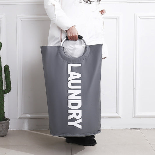 Portable Waterproof Hamper Dirty Clothes Large Collapsible Washing Laundry Basket Bag