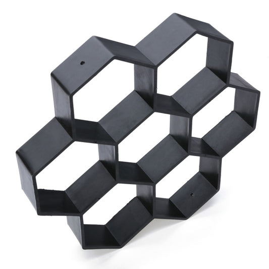 Plastic Floor Mold Ultralight DIY Garden Paving Hexagonal Fancy Mould, Paving Hexagonal Fancy Mould
