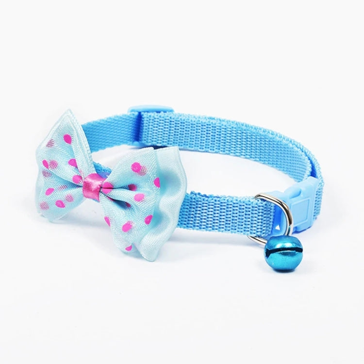 Adjustable Bow Knot Bell Collar Cat Dog Collars Pet Supplies
