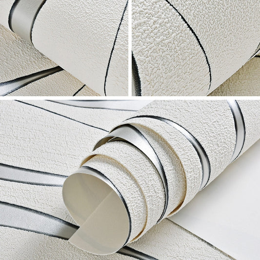 Simple 3D Water Ripple Non-woven Wallpaper Home Decoration Wall Paper