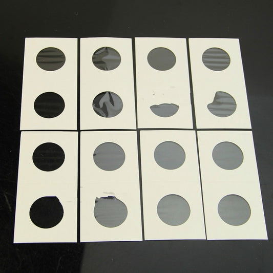 50 PCS / 3 Sets 40mm Diameter Coin Protector Square Coin Collection Paper Clip, Paper Clip