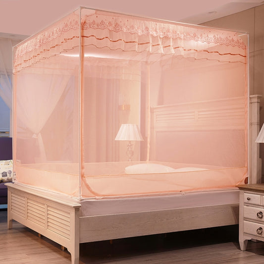 Household Free Installation Thickened Encryption Dustproof Mosquito Net, 120x200 cm Full Bottom, 150x200 cm Full Bottom, 180x200 cm Full Bottom, 180x220 cm Full Bottom, 200x220 cm Full Bottom, 120x200 cm Bed Back, 150x200 cm Bed Back, 180x200 cm Bed Ba...