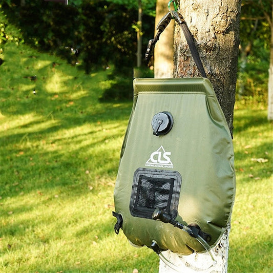 Outdoor Bathing Bag Self-driving Camping Solar Hot Water Bottle 20L Water Storage Bag