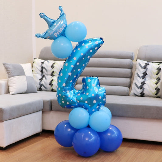 Number Foil Balloon Happy Birthday Decoration, Number 7, Number 4, Number 1, Number 3, Number 2, Number 6, Number 5, Number 0, Number 9, Number 8