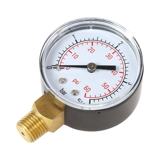 Stainless Steel Shockproof Pool Filter Hydraulic Pressure Gauge, Pressure Gauge