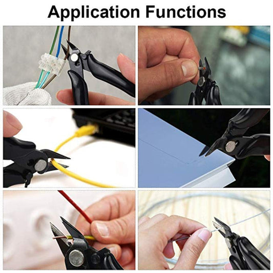 3.5 Inch Diagonal Pliers Mini Wire Cutter Small Soft Cutting Electronic Handle Pliers, 3.5 Inch Pliers