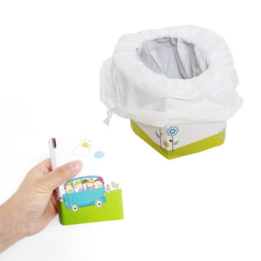 Portable Travel Urine Bag Emergency Mobile Mini Toilet Folding Potty, Travel Urine Bag