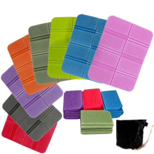 XPE Folder Camping Mat Folding Portable Small Cushion Moisture-Proof Waterproof Prevent Dirty Picnic Mat Beach Pad, 38.5x27.5cm Army Green, 38.5x27.5cm Black, 38.5x27.5cm Blue, 38.5x27.5cm Fruit Green, 38.5x27.5cm Orange