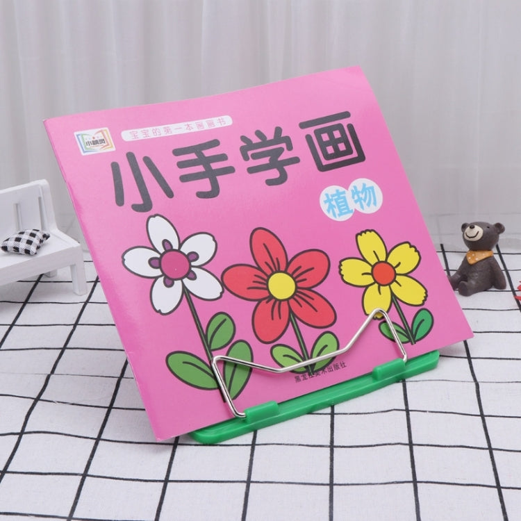Adjustable Angle Metal Book Stand Fordable Portable Document Book-Reading Holder