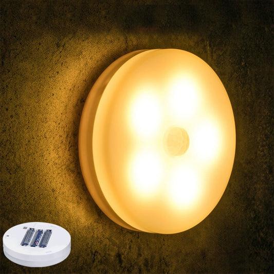 Intelligent Human Body Induction LED Night Light Control Bedroom Bedside Table Lamp, Battery Model, Rechargeable