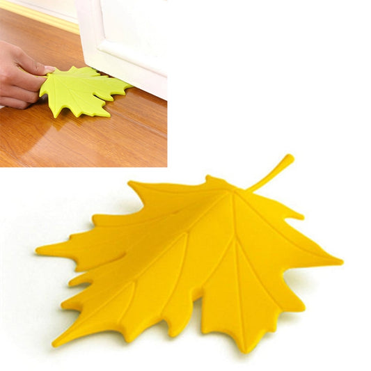 Maple Autumn Leaf Style Home Decor Finger Safety Door Stop Stopper