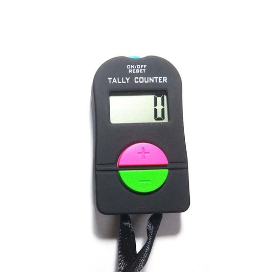 Large-Screen Electronic Digital Display Counter Manual Counter with Lanyard, Manual Counter (Add or Subtract), Manual Counter (Only Add)